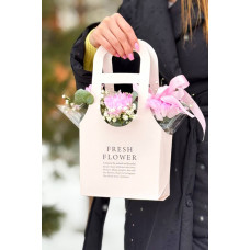 Цветочная сумочка с хризантемами